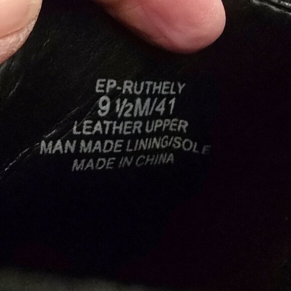 Enzo Angiolini Ruthley Black Suede Pointed Toe Stiletto Ankle Bootie Sz 9.5M - Picture 9 of 9